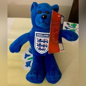 Blue England Plush Bear Toy